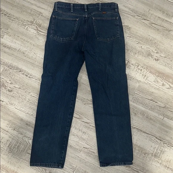 Men's RUSTLER Blue Jeans - Picture 5 of 5